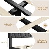 Heavy-Duty Upholstered Platform Bed Frame with Wooden Slats Support, No Box Spring Needed, Noise-Free, Easy Assembly - 4 of 4