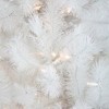 Northlight Pre-Lit White Alaskan Pine Artificial Christmas Tree - 6.5' - Warm White LED Lights - image 3 of 4