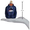 Old World Christmas Blown Glass Ornament for Christmas Tree, Denver Broncos Hoodie - 3 of 3