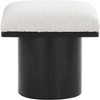 Meridian Furniture,Pavilion Black Boucle Fabric Bench/Stool - 2 of 4