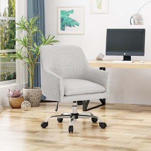 NicBex Adjustable Office Chair with Wheels,Modern Computer Chair with Chrome Base,Swivel Desk Chair for Adult,Student - 1 of 4