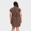 Women's Short Sleeve Mini Shirtdress - Universal Thread™ - 2 of 3