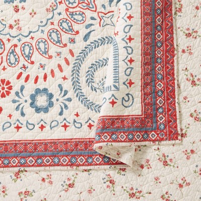 JG Co. by Amie and Jolie Sikes Boho Americana Quilt Set 3Pc Floral - Jg By Amie And Joie Sikes — фото 5