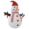Aghana Digitals Large Oxford Fabric Inflatable Snowman with LED Lights - Indoor/Outdoor Christmas - 3 of 4