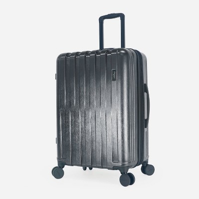 Olympia USA Medium Checked Sidewinder 26" Hardside Spinner Suitcase with Utility Hook