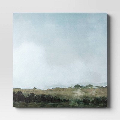 32" x 32" Calming Field Unframed Wall Canvas - Threshold™