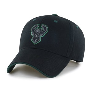 NBA Milwaukee Bucks Money Maker Snap Hat - Black - 1 of 2