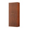 JANSNO 72" Modern Fluted Wood Kitchen Pantry Cabinet with 6 Doors Shelves - 2 of 4