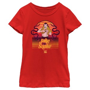 Girl's WWE Jake the Snake Retro T-Shirt - 1 of 4