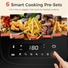 OSTBA Air Fryer with 3D Rapid Air Circulation, Digital Touch Screen, Adjustable Temp & Time, Dishwasher Safe, Oil-Free Healthy Cooking, 4.5 QT - 2 of 4