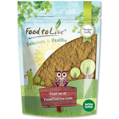 Ginger Powder — Non-GMO Verified, Finely Ground Dried Ginger Root, Pure, Kosher, Vegan, Sirtfood. Bulk Ginger Spice with Spicy-Sweet Flavor.