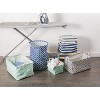 Design Imports Set of 2 Rectangle L 10.5 x 17.5 x 10 Pe Coated Cotton Poly Laundry Bins Lattice Gray - 2 of 4