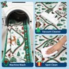 Christmas Area Rug, Xmas Theme Print Throw Carpet with Non Slip Backing, Low Pile Stain Resistant Floor Carpet for Living Room, Bedroom - 3 of 4