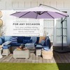 Best Choice Products 10ft Offset Hanging Outdoor Market Patio Umbrella w/ Easy Tilt Adjustment - 3 of 4