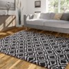 Machine Washable Rug Soft Fluffy Shaggy Area Rug Non Slip Ultra Soft Fluffy Indoor Floor Carpet for Living Room Bedroom Nursery - 3 of 4