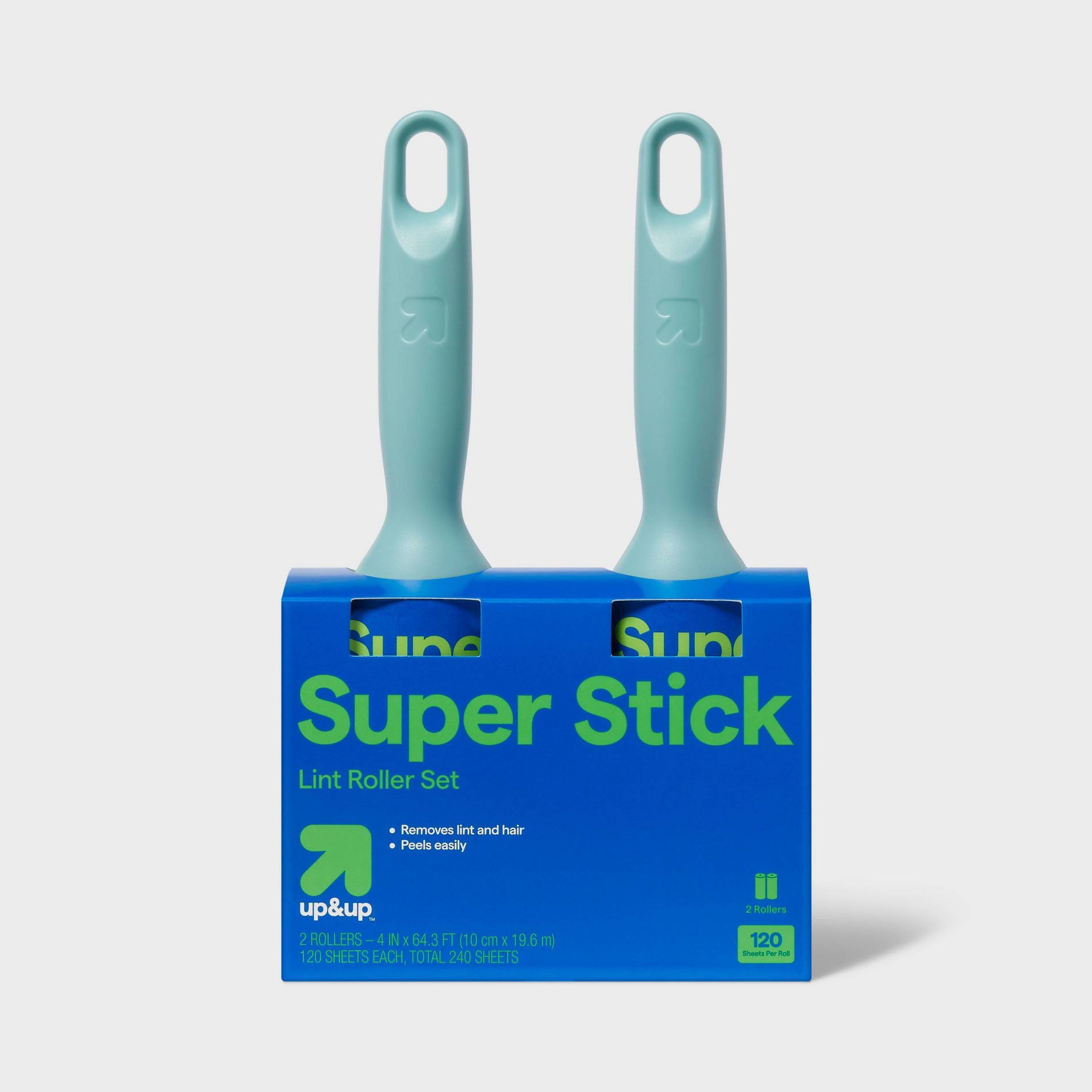 Lint Roller 120 Sheets - 2ct - up&up™