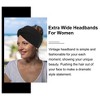 Unique Bargains Women's Elastic Twisted Knot Wide Headbands 2 Pcs - 3 of 4
