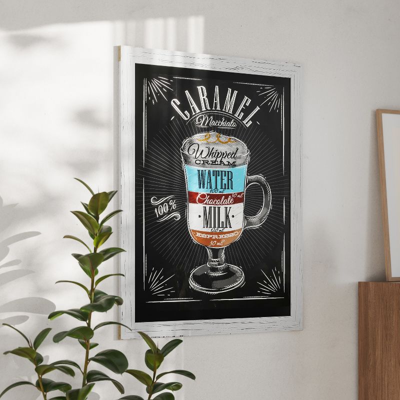 Flash Furniture Canterbury Wall Mount Magnetic Chalkboard Sign with Eraser, Hanging Wall Chalkboard Memo Board for Home, School, or Business, 2 of 12