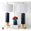 (Set of 2) 31" Dolce Table Lamp Navy/Gold (Includes CFL Light Bulb) - Safavieh - image 2 of 4