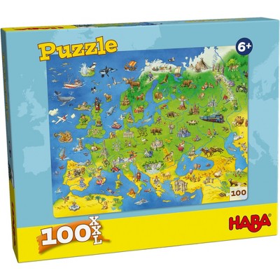 HABA 100 Piece Map of Europe Jigsaw Puzzle