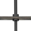 Progress Lighting, Boundary Collection, 1-Light Pendant, Matte Black, Wood Shade - 3 of 3
