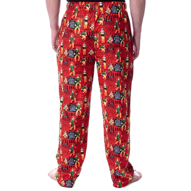 Elf The Movie Men's Cotton Headed Ninny Muggins Loungewear Pajama Pants Red, 2 of 6