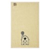 Black Barn w/ Mill Creme Hand Towel Set of 2 16x26 - 2 of 4