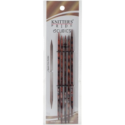 Knitter's Pride-Cubics Double Pointed Needles 6"-Size 6/4mm