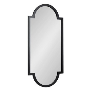 Kate & Laurel All Things Decor 20"X42" Jovie Decorative Wall Mirror Black - 1 of 4