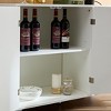 NicBex Accent Buffet Cabinet with Storage Modern Sideboard Cabinet Console Table with Wavy Texture for Living Room, Kitchen - 3 of 4