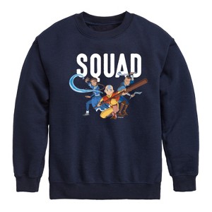 Boys' - Avatar: The Last Airbender - Trio Squad Graphic Long Sleeve Fleece Sweatshirt - 1 of 4