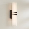 Possini Euro Design Possini Euro Exeter 17" Wide Black LED Bathroom Vanity Light - 2 of 4