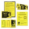 Astrobrights Color Paper, 24 lb Bond Weight, 8.5 x 11, Lift-Off Lemon, 500/Ream - 4 of 4