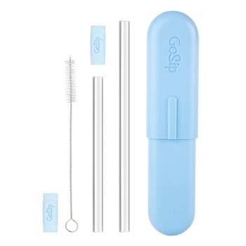 Disney Lilo & Stitch True Blue Reusable Plastic Straws Set of 4