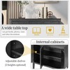 CAVINAS Modern Sideboard Cabinet with Adjustable Shelves & Retro Metal Handles,Buffet Cabinet with Storage for Kitchen,Dining Room - 2 of 4