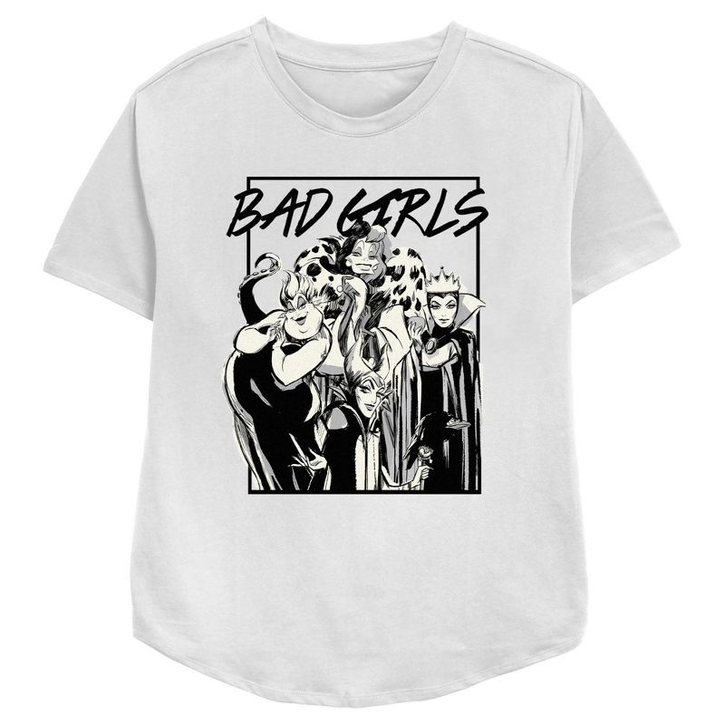 Women's Disney Bad Girls T-Shirt, 1 of 4