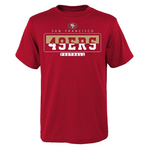 Nfl San Francisco 49ers Boys' Short Sleeve Cotton T-shirt : Target