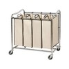 Apex Vanguards 4-Bag Rolling Laundry Sorter Cart Basket - 3 of 3