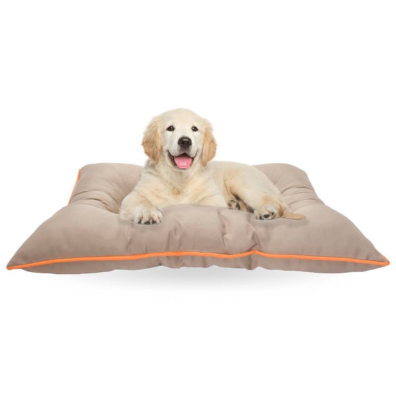 Precious Tails Water and Chew Resistant Bone Tufted Crate Dog Mat - M - Khaki, 4 of 6