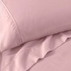 Cotton Blend Solid Deep Pocket Luxury Bed Sheet Set by Blue Nile Mills - 4 of 4