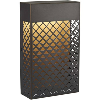 Minka Lavery Guild 11" High Bronze and Gold LED Outdoor Pocket Wall Light