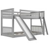 Grungis Twin over Twin Loft Bed with Convertible Slide and Ladder,Bunk Bed with Safety Guardrail,Modern Loft and Bunk Bed for Bedroom - 4 of 4