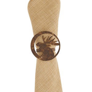 Park Designs Moose Head Napkin Ring Set of 4 - 1 of 3