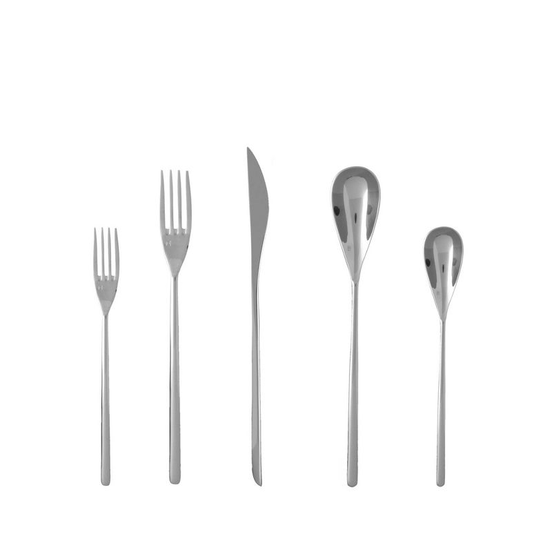 20pc Stainless Steel Dragonfly Silverware Set - Fortessa Tableware Solutions, 1 of 4