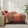 Racxily 7-Piece Faux Suede Comforter Set, Microsuede with Embroidered Pillows - 4 of 4