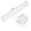 Unique Bargains Lamp Lantern Water Cooling System Acrylic Round Pipes Clear 2 Pcs 14" - 2 of 4