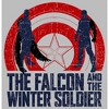 Men's Marvel The Falcon and the Winter Soldier Silhouette Logo T-Shirt - 2 of 4