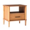 NicBex Transitional Nightstand with 1 Drawer Solid Wood Spindle End table Modern Bedside Table for Living Room, Bedroom, Study - 4 of 4