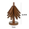 Kitcheniva Tree Design Wooden Trivets - Heat Resistant Bamboo Coasters for Hot Cups, Mugs, and Pots - 2 of 4