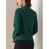 INSPIRE CHIC Women's Open Front Long Sleeve Business Work Office Blazer - 4 of 4
